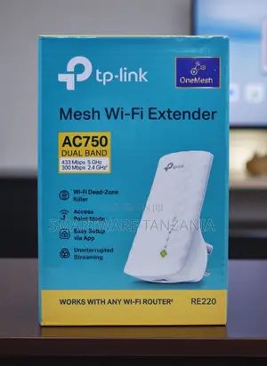 Tp-Link Re220 Ac750 Onemesh Dual-Band Wi-Fi Range Extender