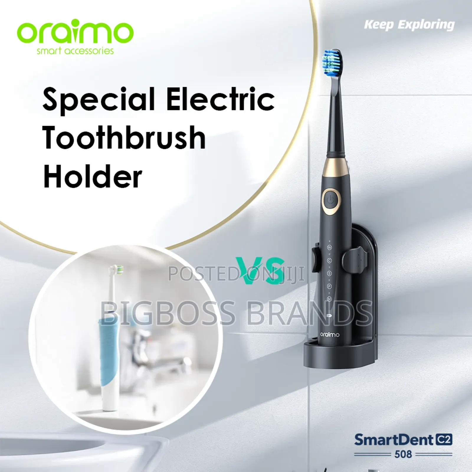 Oraimo Rechargeable Electric Toothbrush for Adults