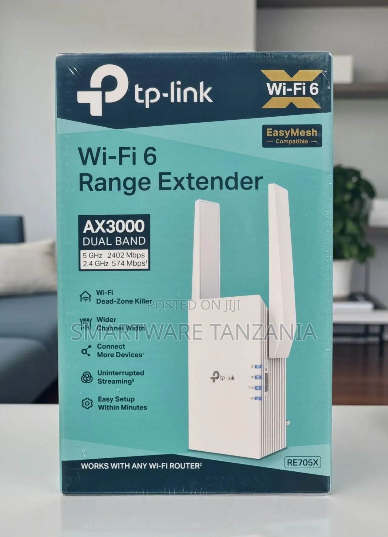 Tp-Link Re705x Ax3000 Wi-Fi 6 Dual Band Range Extender