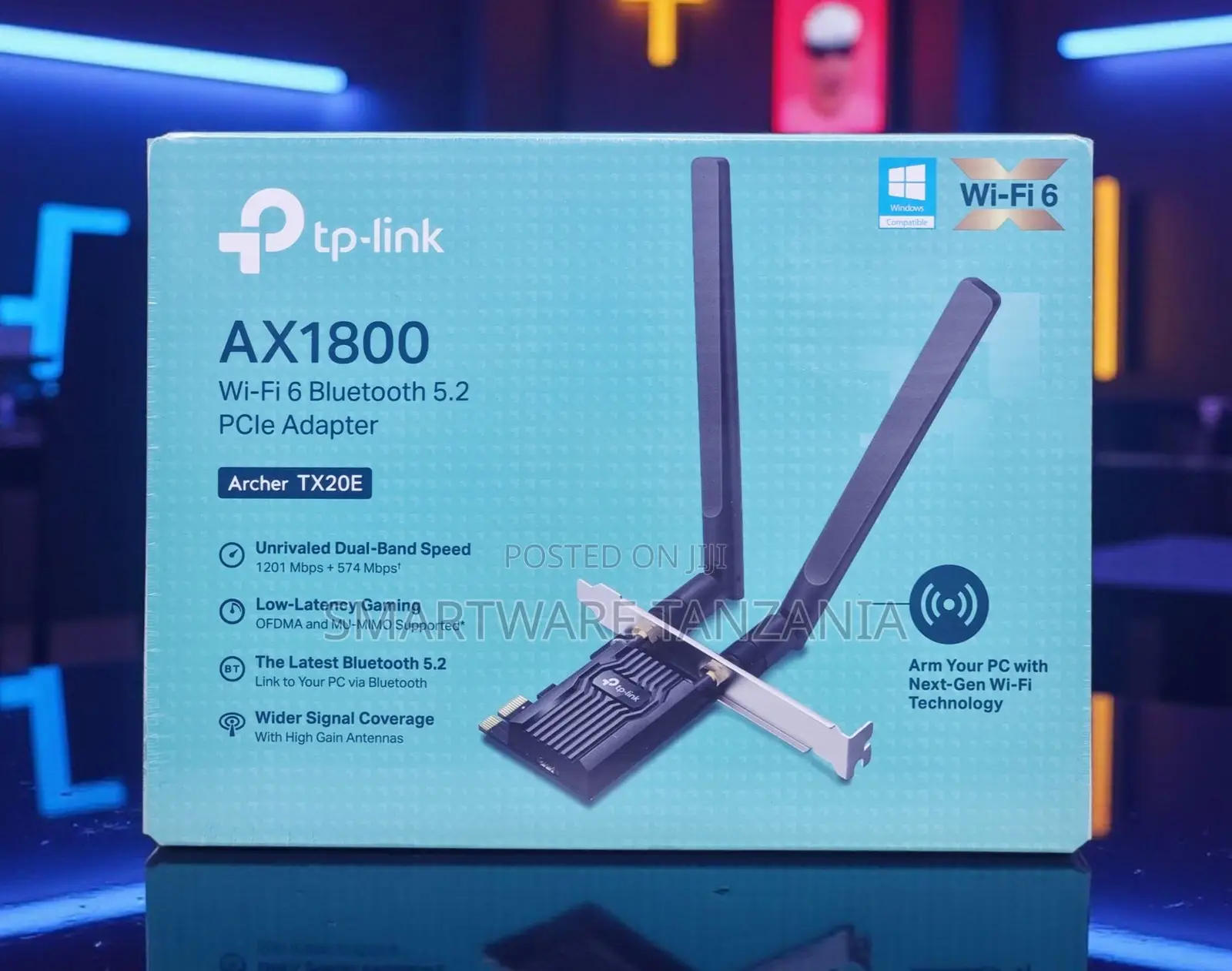 Tp-Link Archer Tx20e Ax1800 Wi-Fi 6 Bluetooth Pcie Card