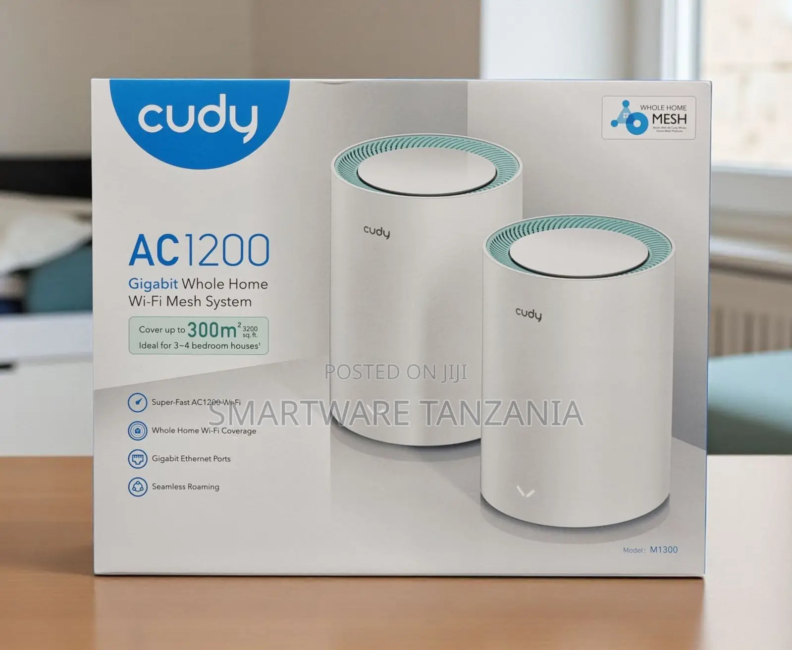 Cudy M1300 Ac1200 Gigabit Whole Home Mesh System 2-Pack