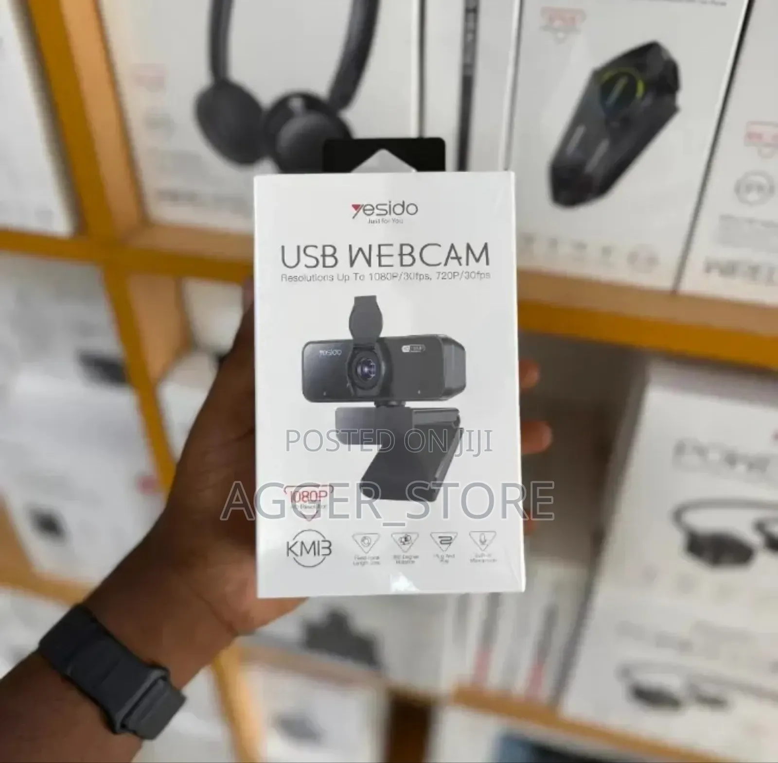 Yesido Usb Webcam Resolutions Up To 1080p/30fps, 720p/30fps