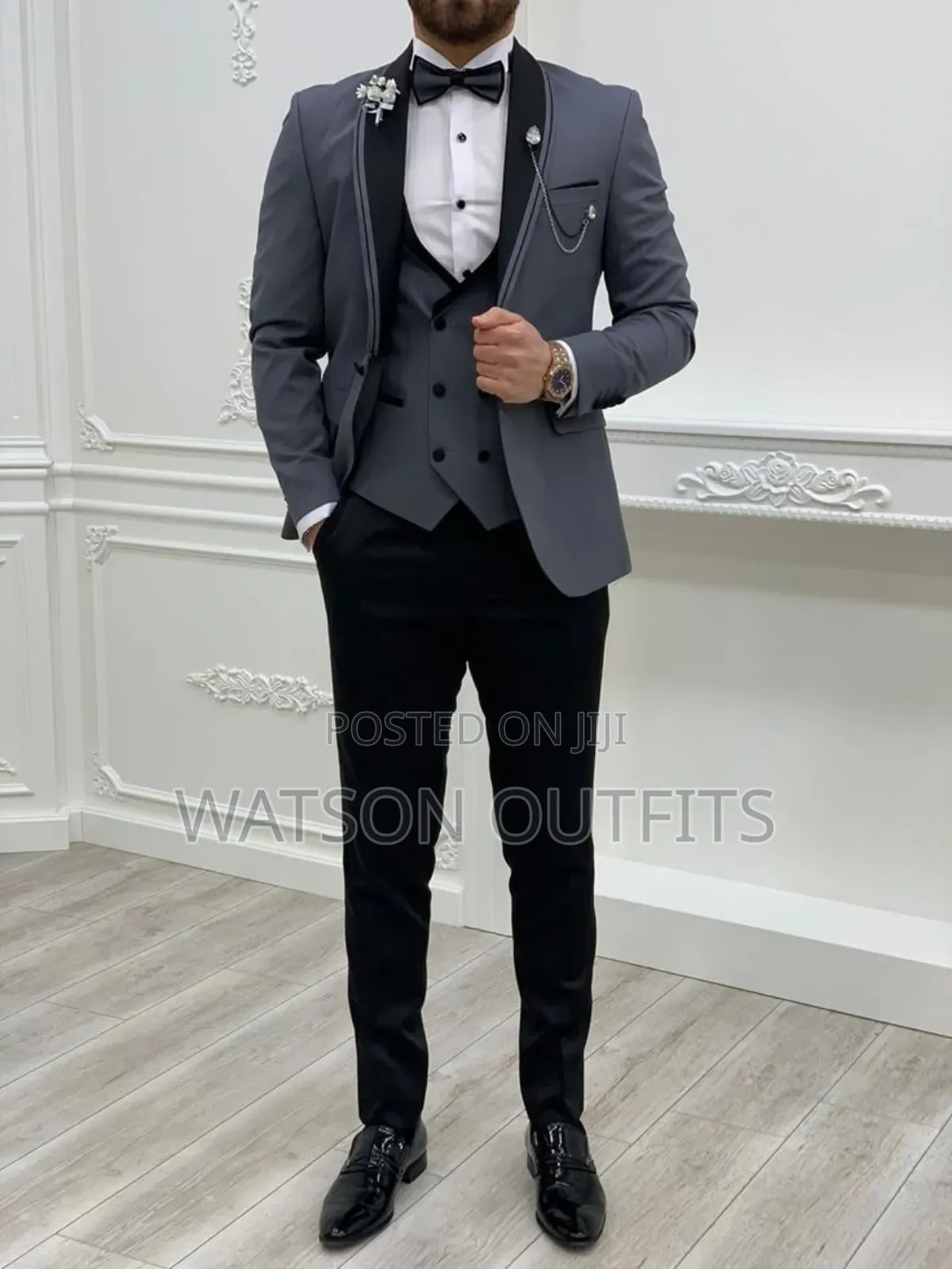 Men's Turkish Suits Black Smart Brand 3 Dominant Colours