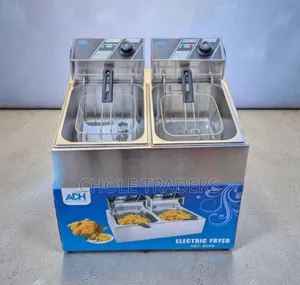 12l Adh Electric Double Deep Fryer