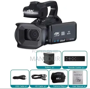 Video Camera Professional Recording Wifi 18× Zoom Hd Touch Screen