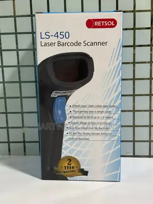 Retsol Ls-450 Laser Barcode Scanner Usb 1d for Pos System