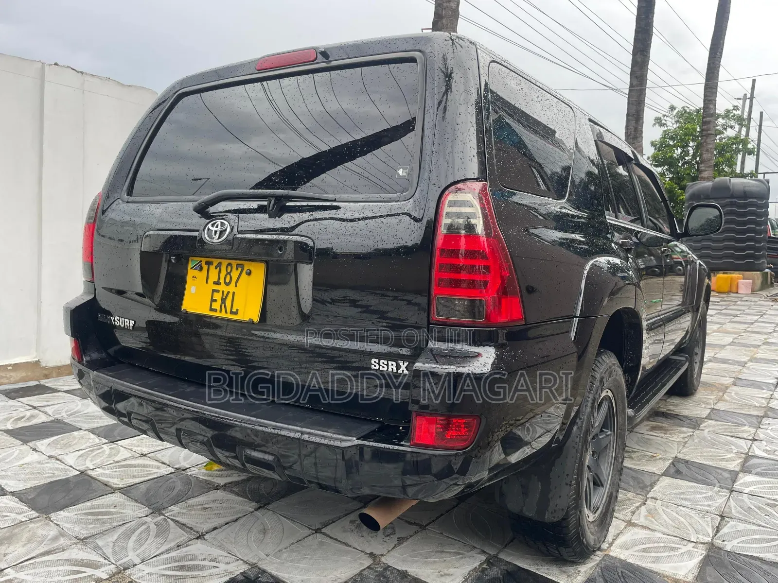 Toyota Hilux Surf 2007 Black