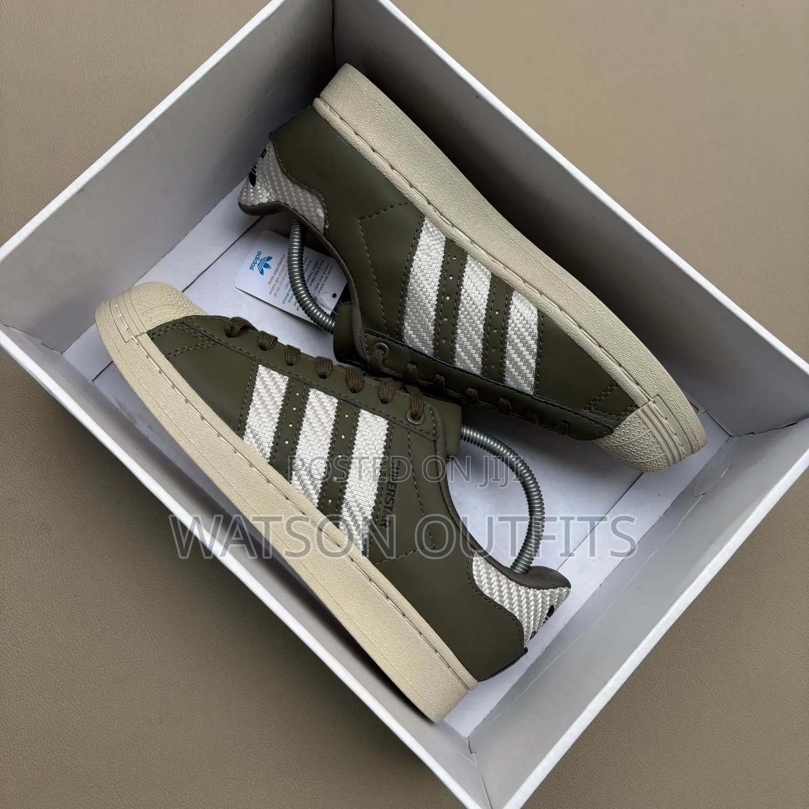 Full Boxed Men's Leather Sneakers Adidas Brands Quality