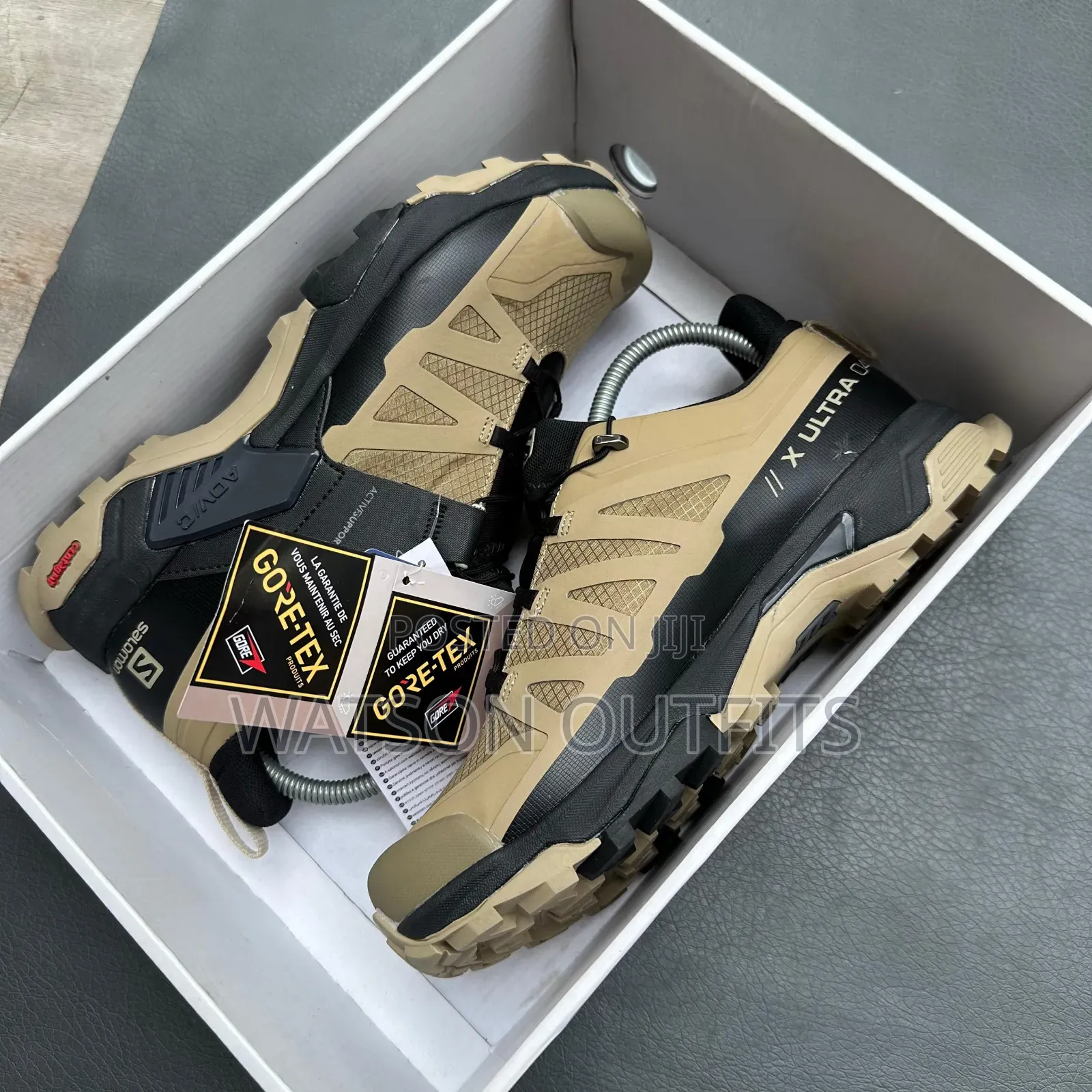Men's Leather Sneakers or Shoes Fully Boxed Solomon X Ultra O4 Brands