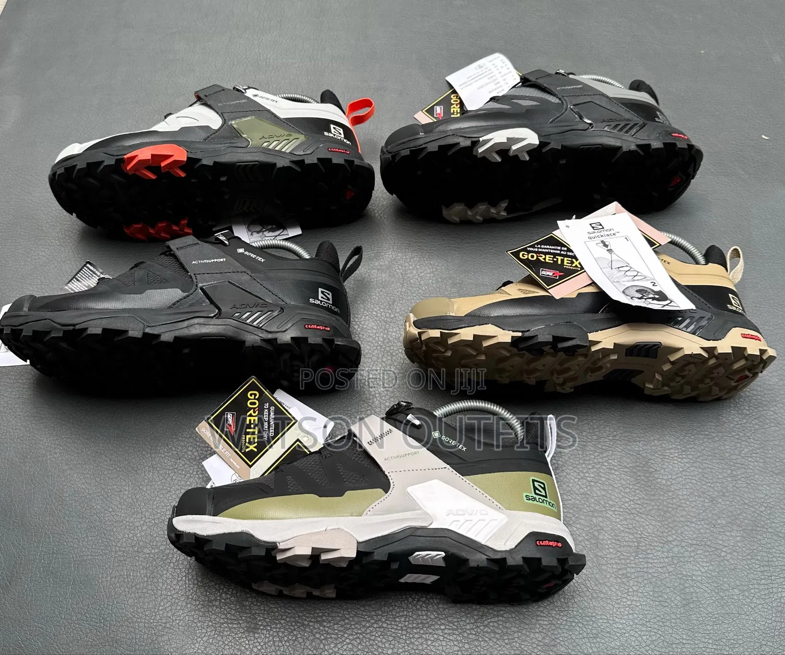 Men's Leather Sneakers or Shoes Fully Boxed Solomon X Ultra O4 Brands