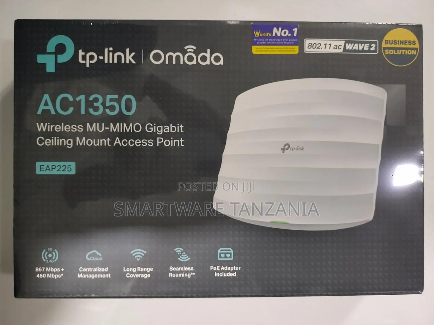 Tp-Link Omada Eap225 Ac1350 Mu-Mimo Gigabit Ceiling Ap