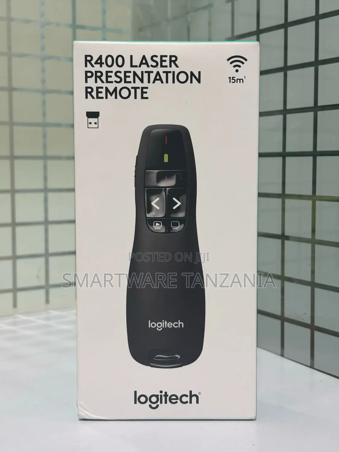 Logitech R400 Laser Presentation Remote 15m Usb Receiver