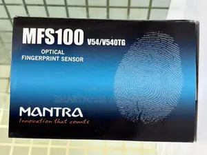 Mantra Mfs100 Optical Fingerprint Sensor Usb V540tg