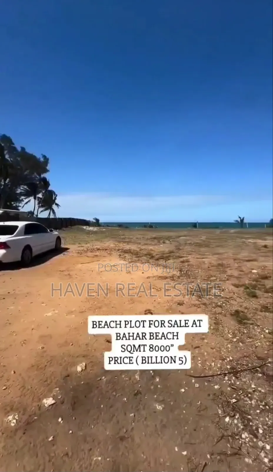 Beach Plot for Sale at Bahari Beach
