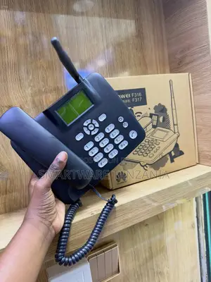 Huawei F317 Wireless GSM Desk Phone Compact Black Design