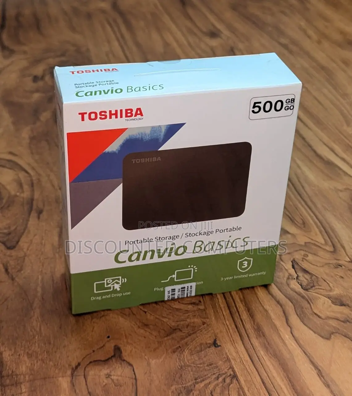 Toshiba Canvio External HDD - 500gb