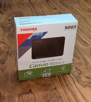 Toshiba Canvio External HDD - 500gb