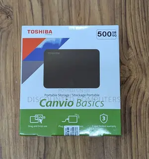 Toshiba Canvio External HDD - 500gb