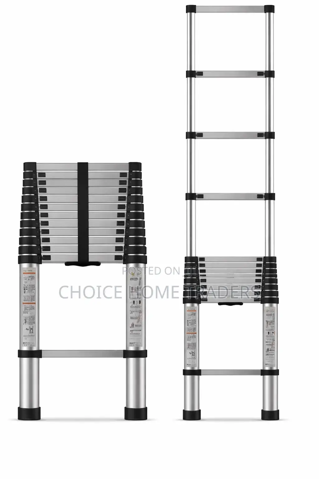 4.1mtr Telescopic Ladder 150kg