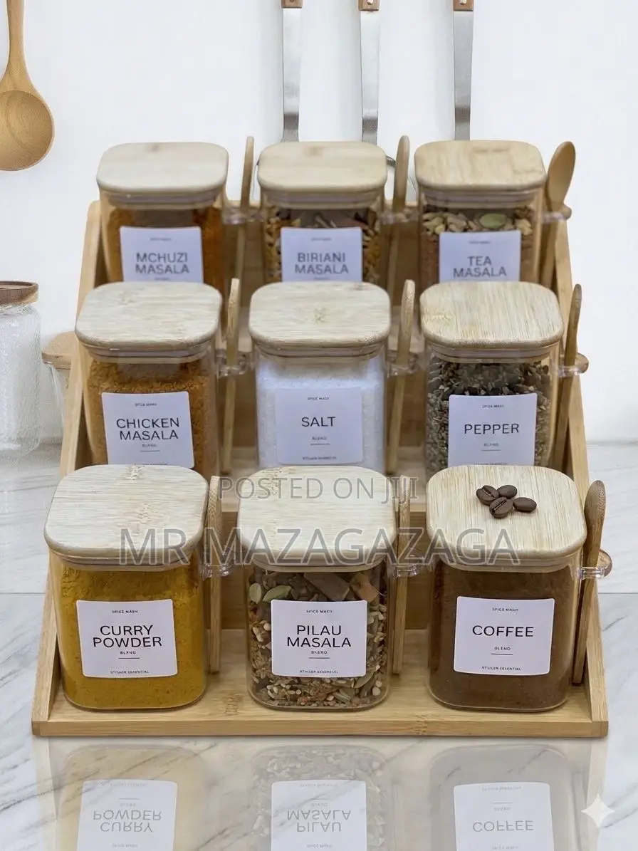 3-Layers Bamboo Spice Organizer