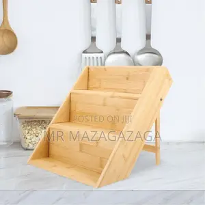 3-Layers Bamboo Spice Organizer