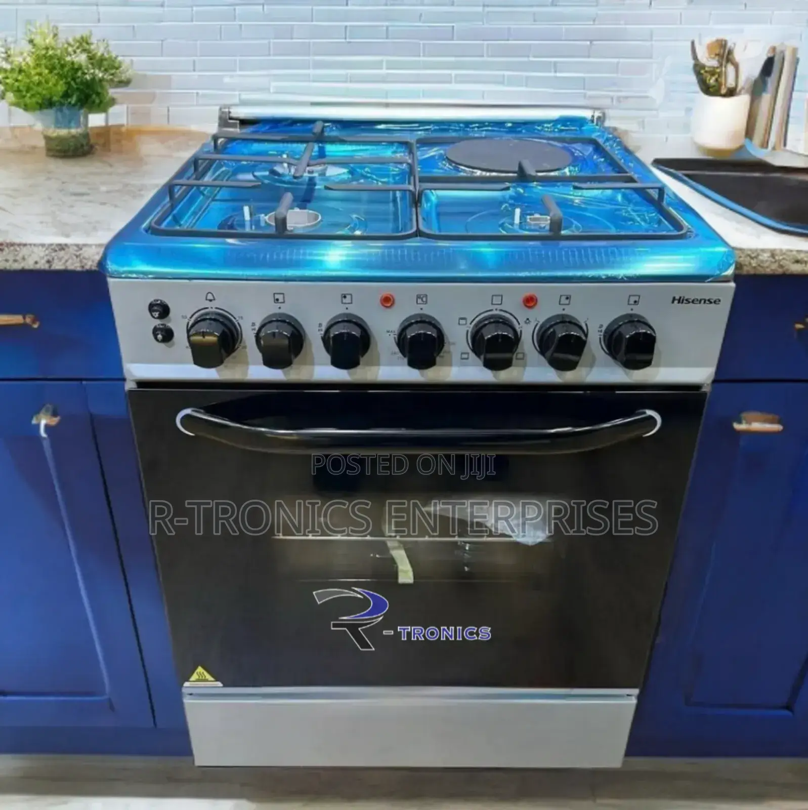 Hisense Hf631gees 60x60cm Gas Burners, Electric Stove Oven Cooker