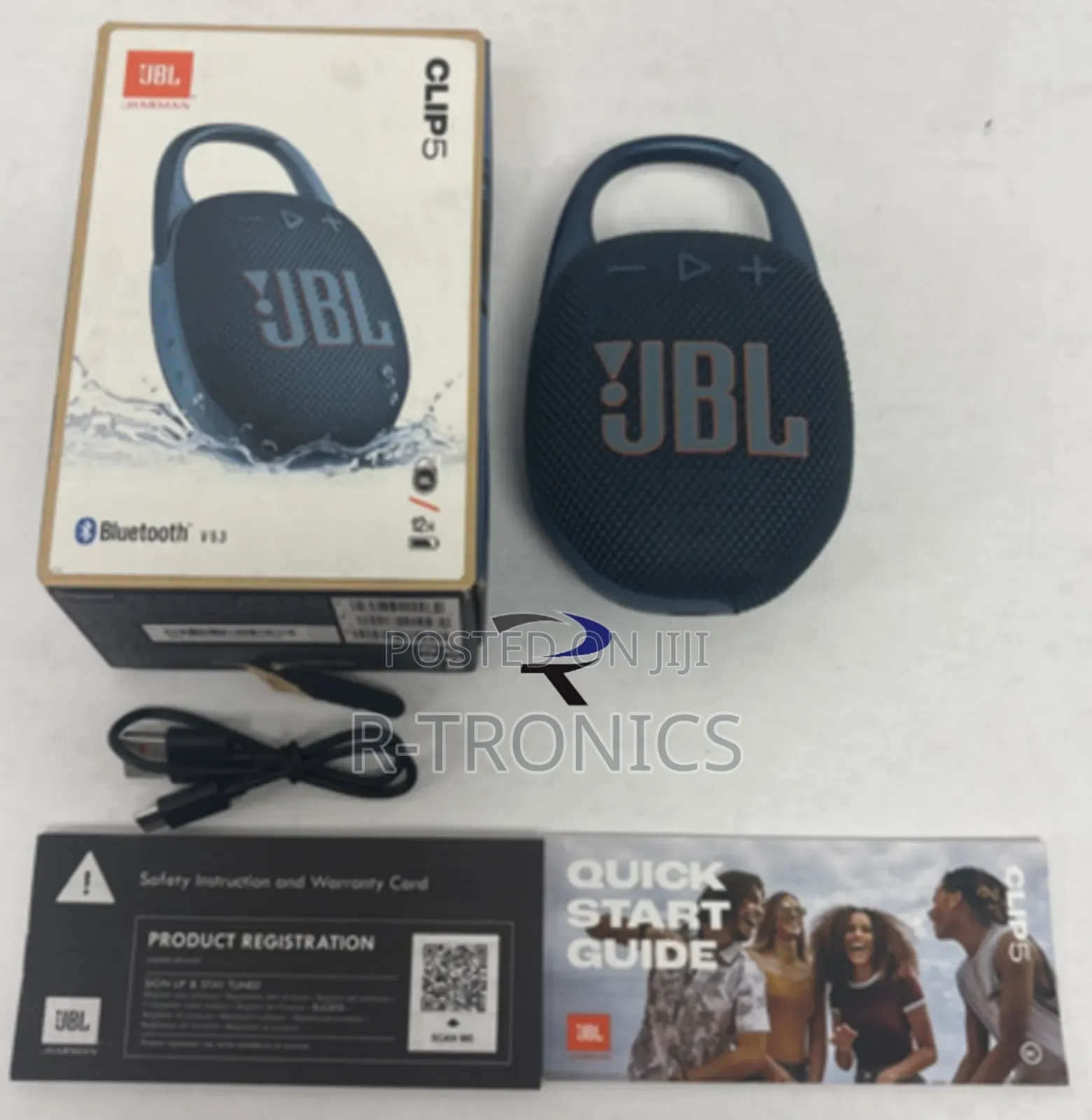 JBL Clip 5 - Ultra-Portable, Waterproof Dustproof Bluetooth Speaker