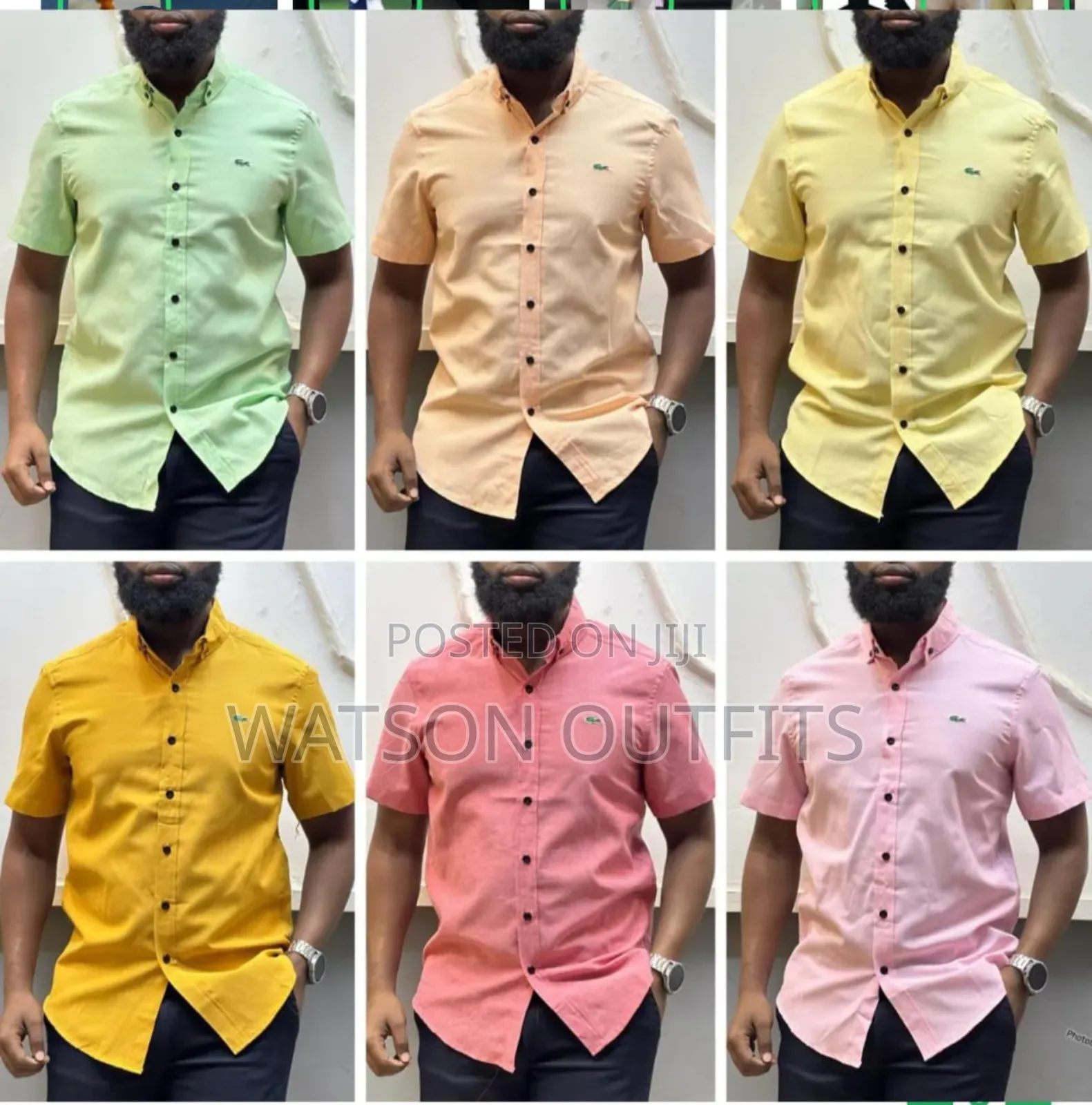 Short Sleeved Shirts Lacoste and Other Brand Original and Classic