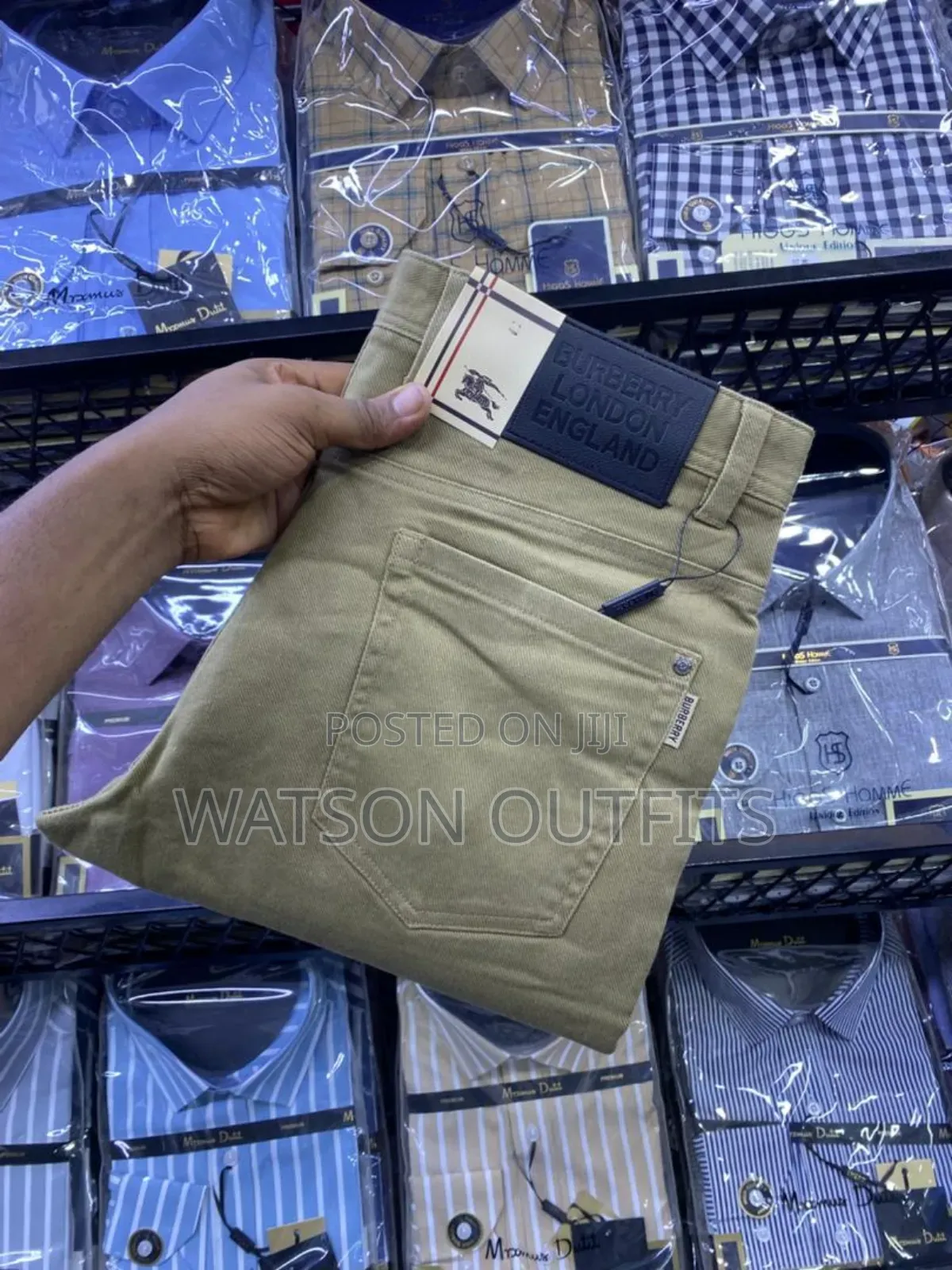 Burberry Brand Men's Original Cadet Pants With Size 30-44