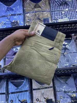 Burberry Brand Men's Original Cadet Pants With Size 30-44