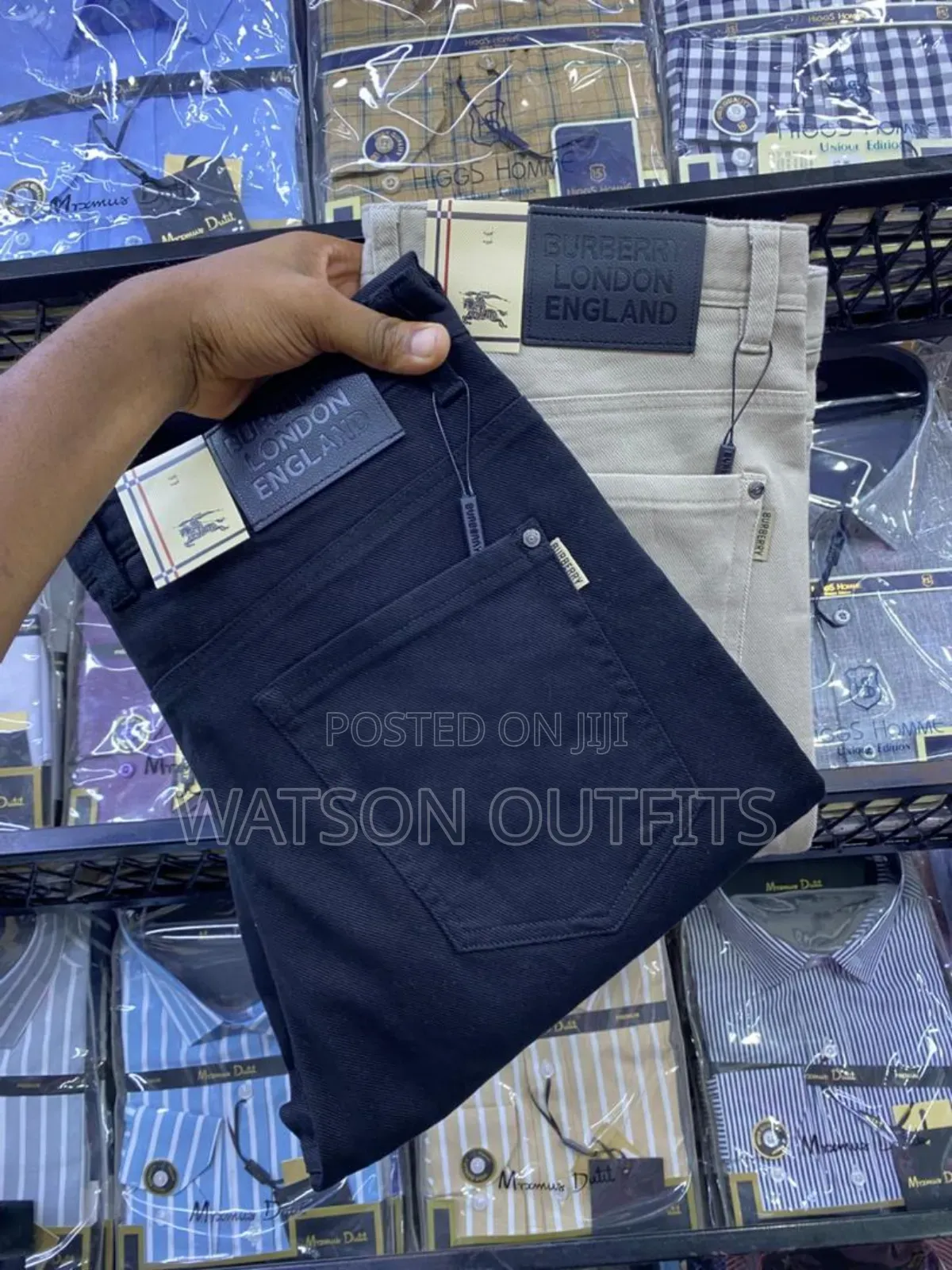 Burberry Brand Men's Original Cadet Pants With Size 30-44