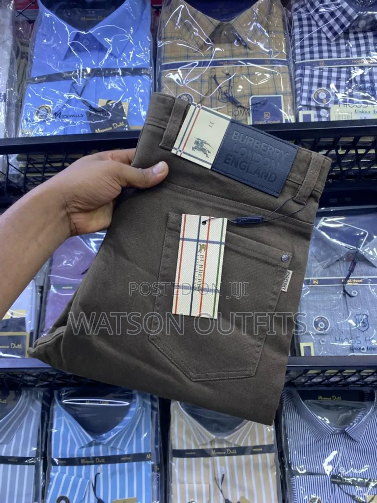 Burberry Brand Men's Original Cadet Pants With Size 30-44