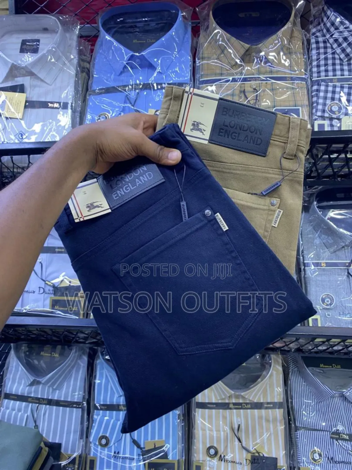 Burberry Brand Men's Original Cadet Pants With Size 30-44