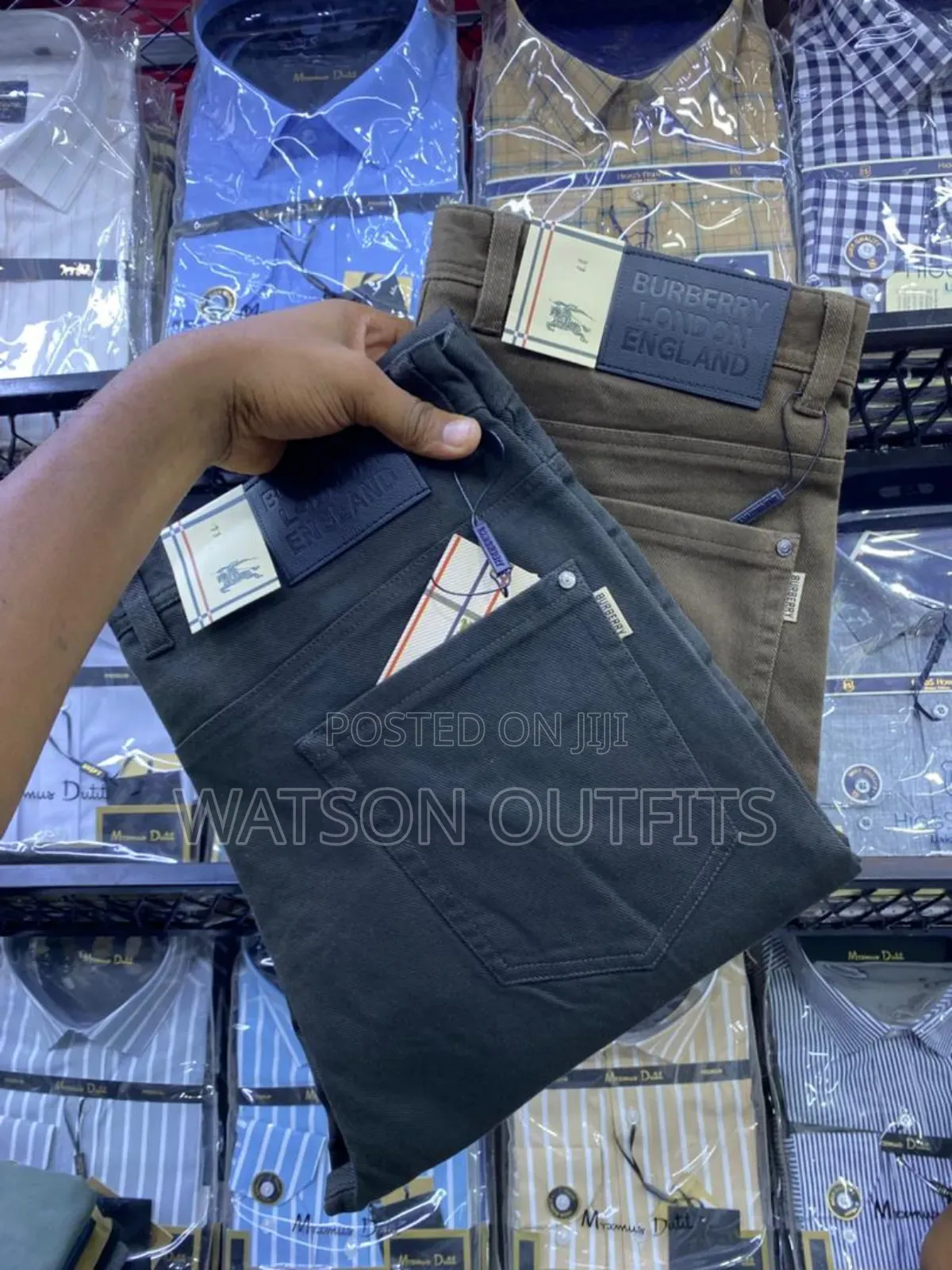 Burberry Brand Men's Original Cadet Pants With Size 30-44