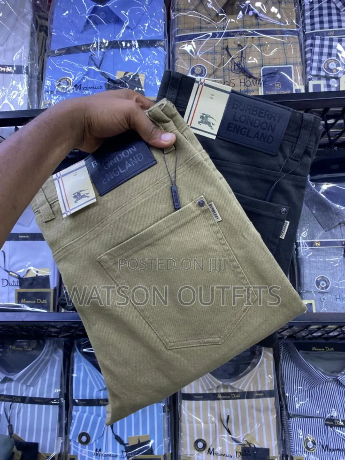 Burberry Brand Men's Original Cadet Pants With Size 30-44