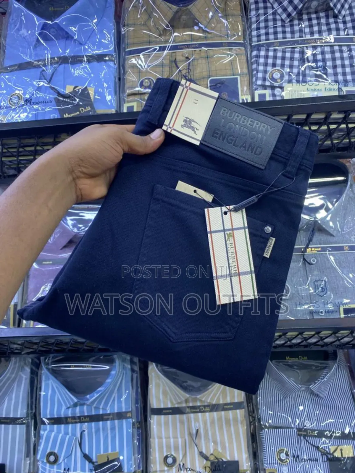 Burberry Brand Men's Original Cadet Pants With Size 30-44