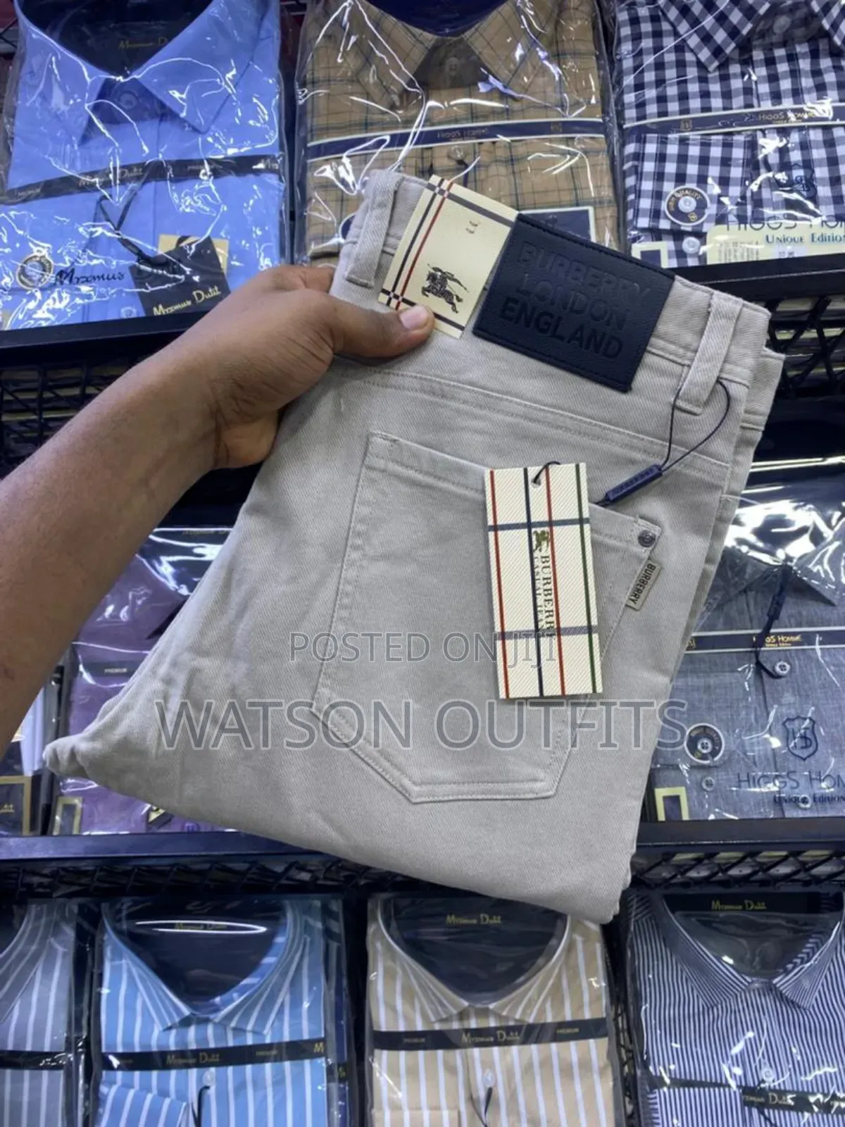 Burberry Brand Men's Original Cadet Pants With Size 30-44