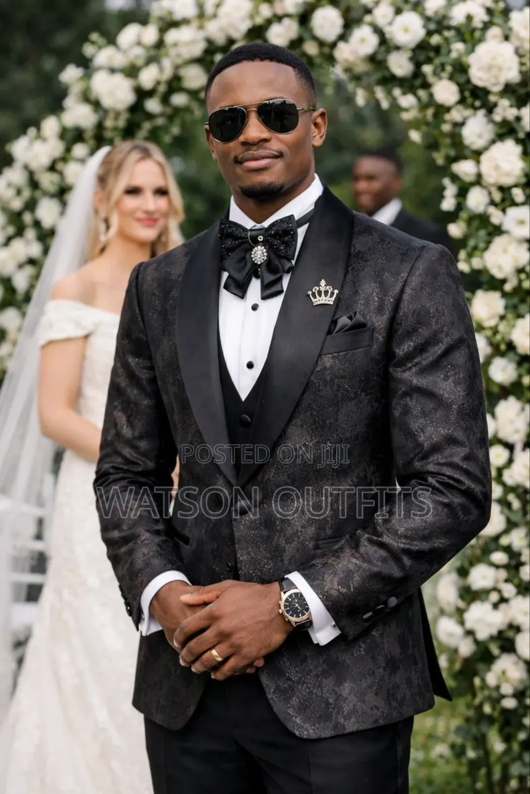 Marshalino and Black Smart Brand Men's Original Suits Turkey Style