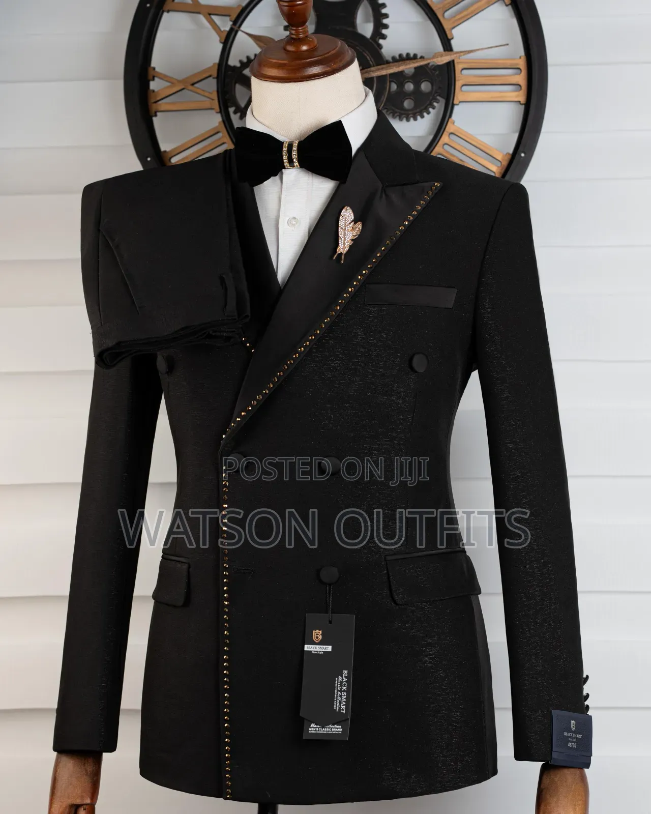 Marshalino and Black Smart Brand Men's Original Suits Turkey Style
