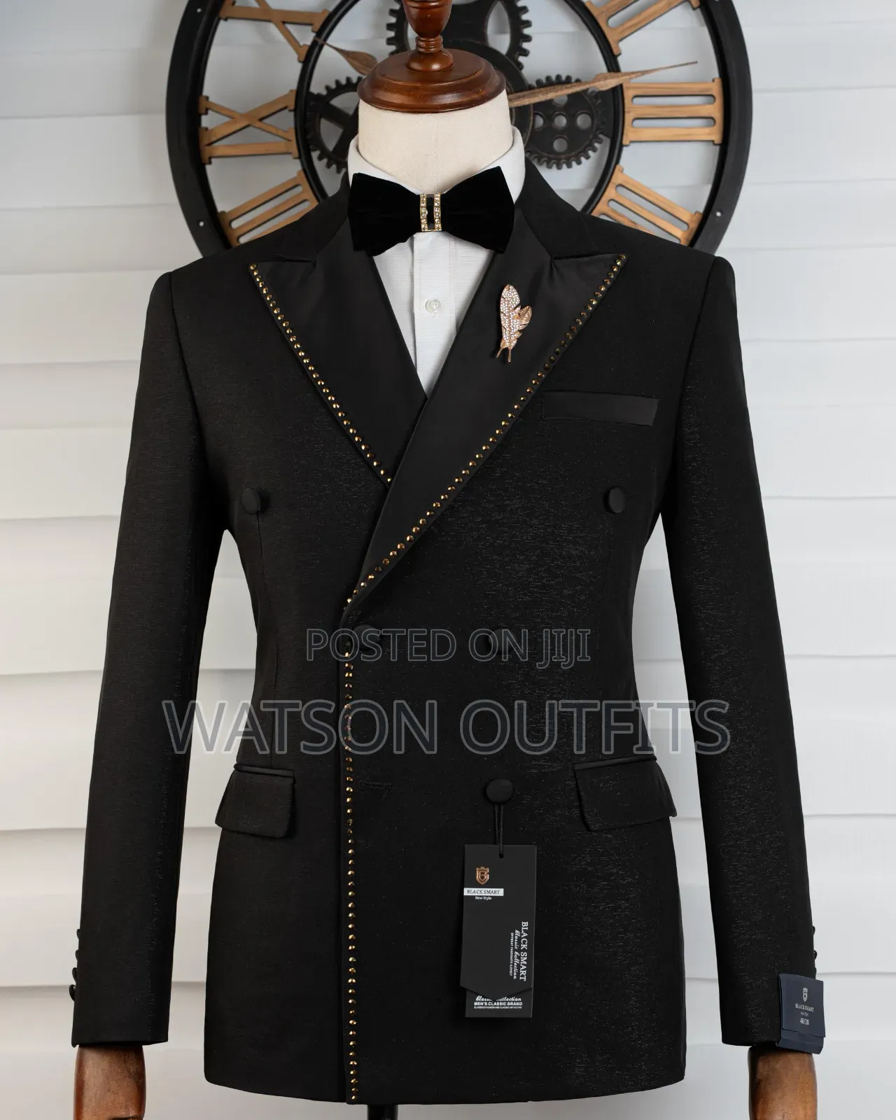 Marshalino and Black Smart Brand Men's Original Suits Turkey Style
