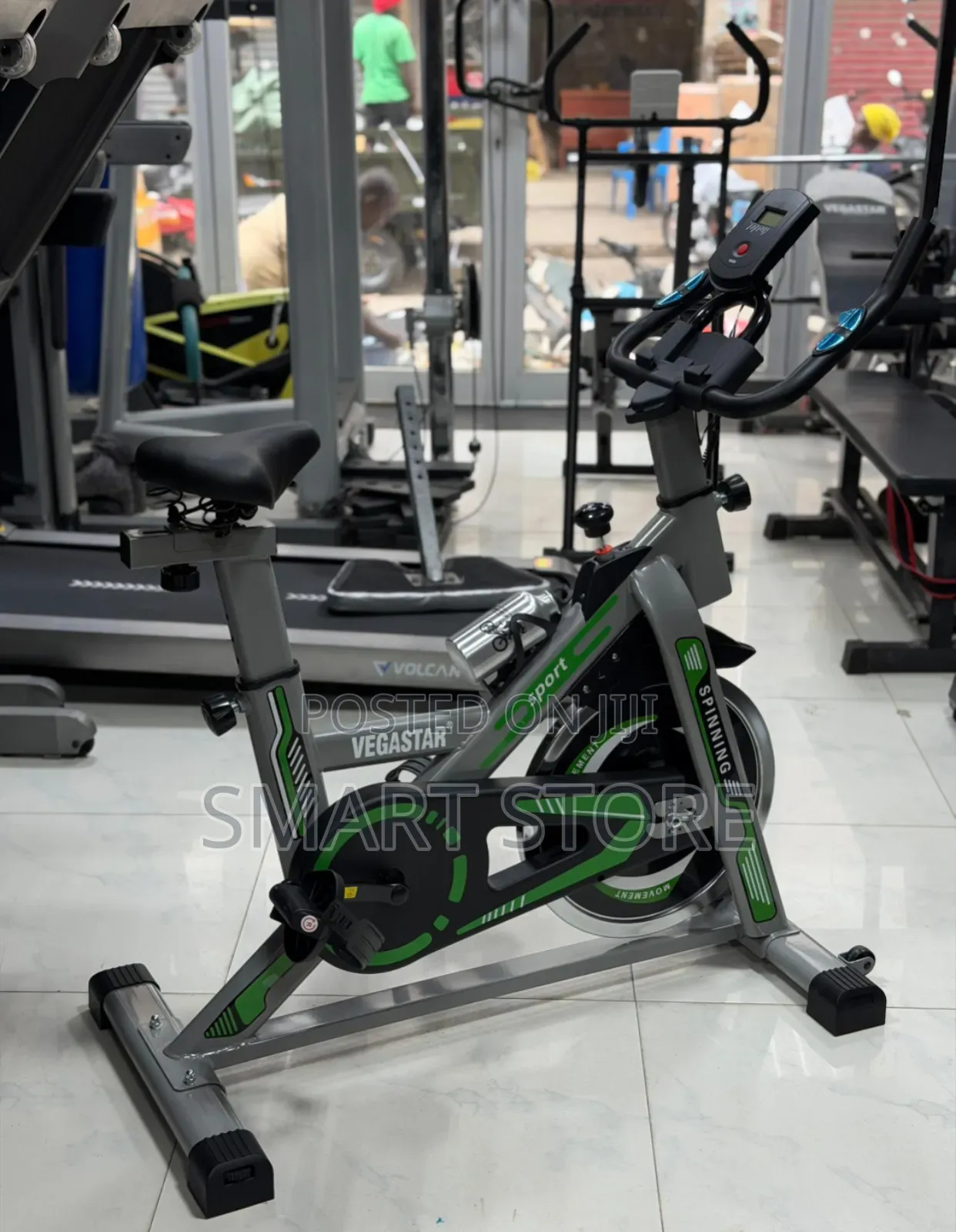 Heavy Duty Spin Bike – Silent Belt Drive, Cardio Fitness Trainer