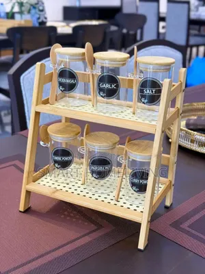 Spice Jars With Stand