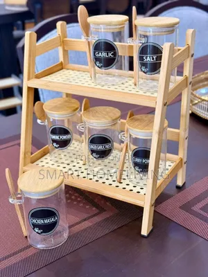 Spice Jars With Stand