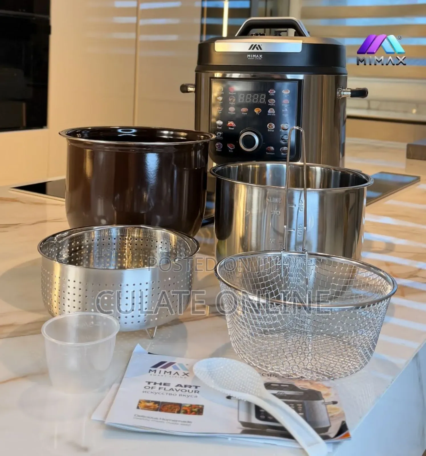 7ltrs Mimax 22 in 1 Digital Electric Pressure Cooker Pro