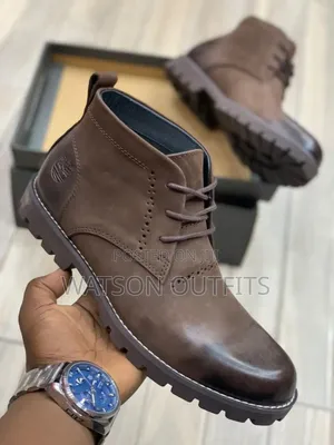 Men's Leather Shoes High Cutting Timberland Brand 3 Classic Colours