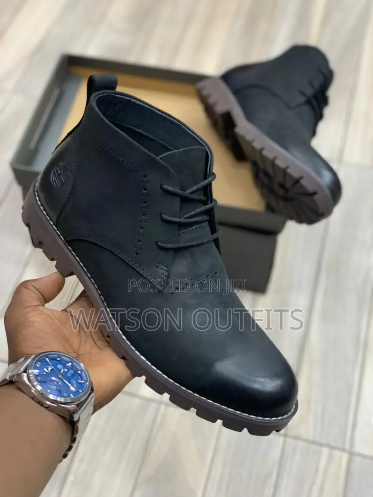 Men's Leather Shoes High Cutting Timberland Brand 3 Classic Colours