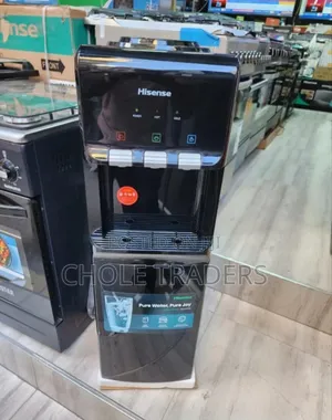 (Black Color) Hisense 3-Taps Top Loading Water Dispenser With Cabinet
