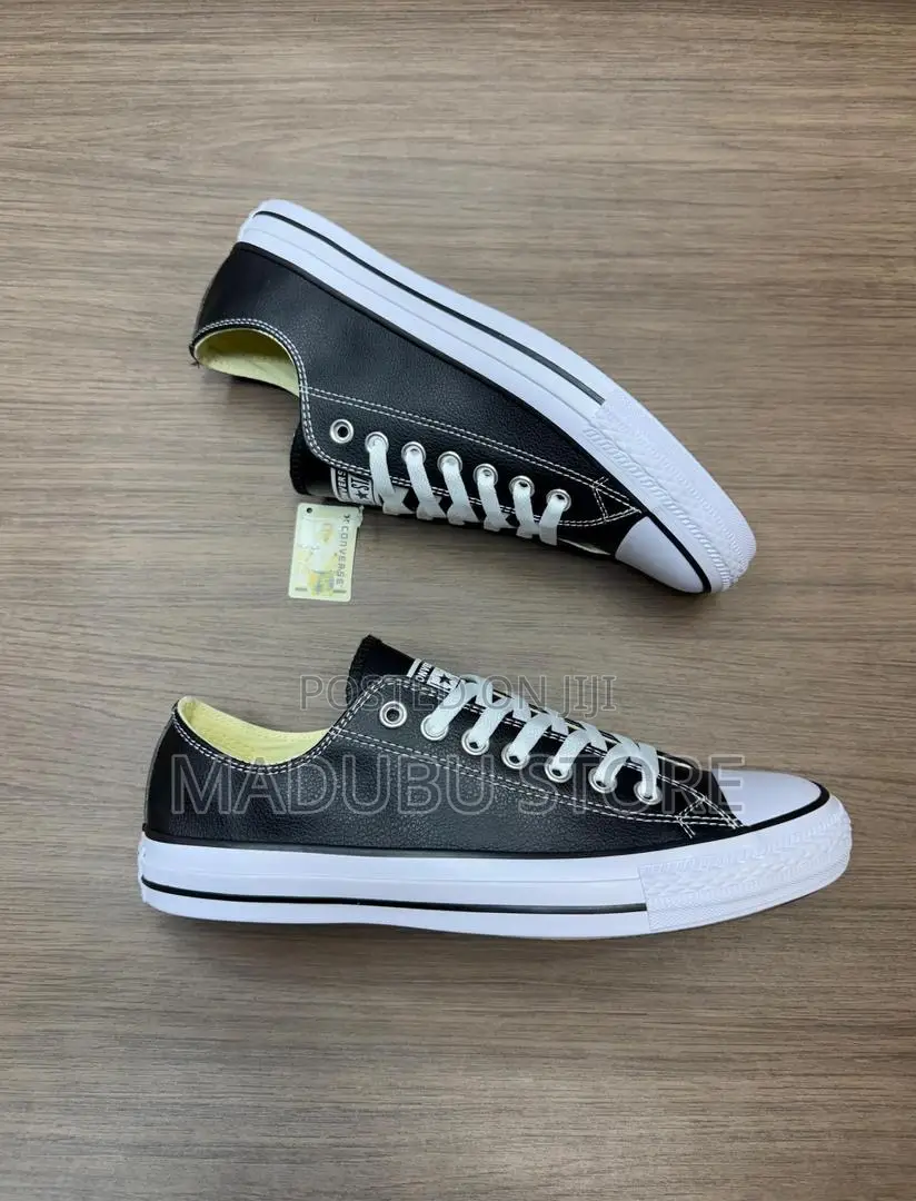Leather Converse