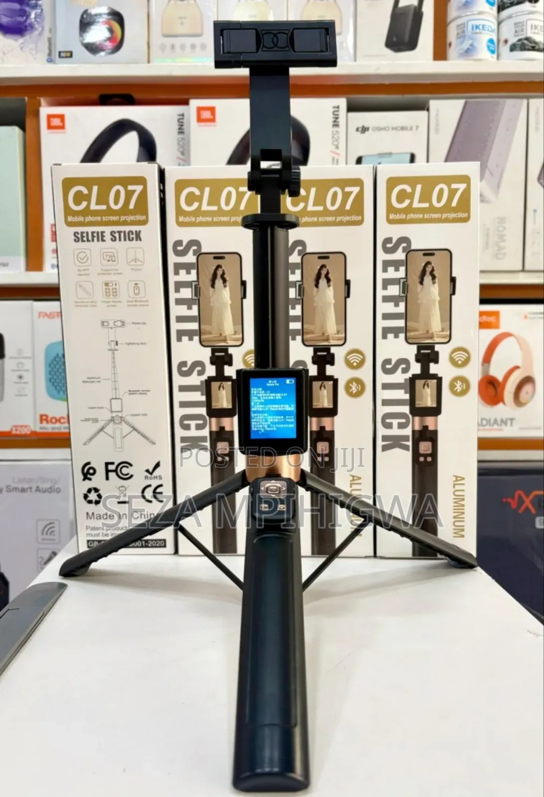 *Aluminium Display Tripod