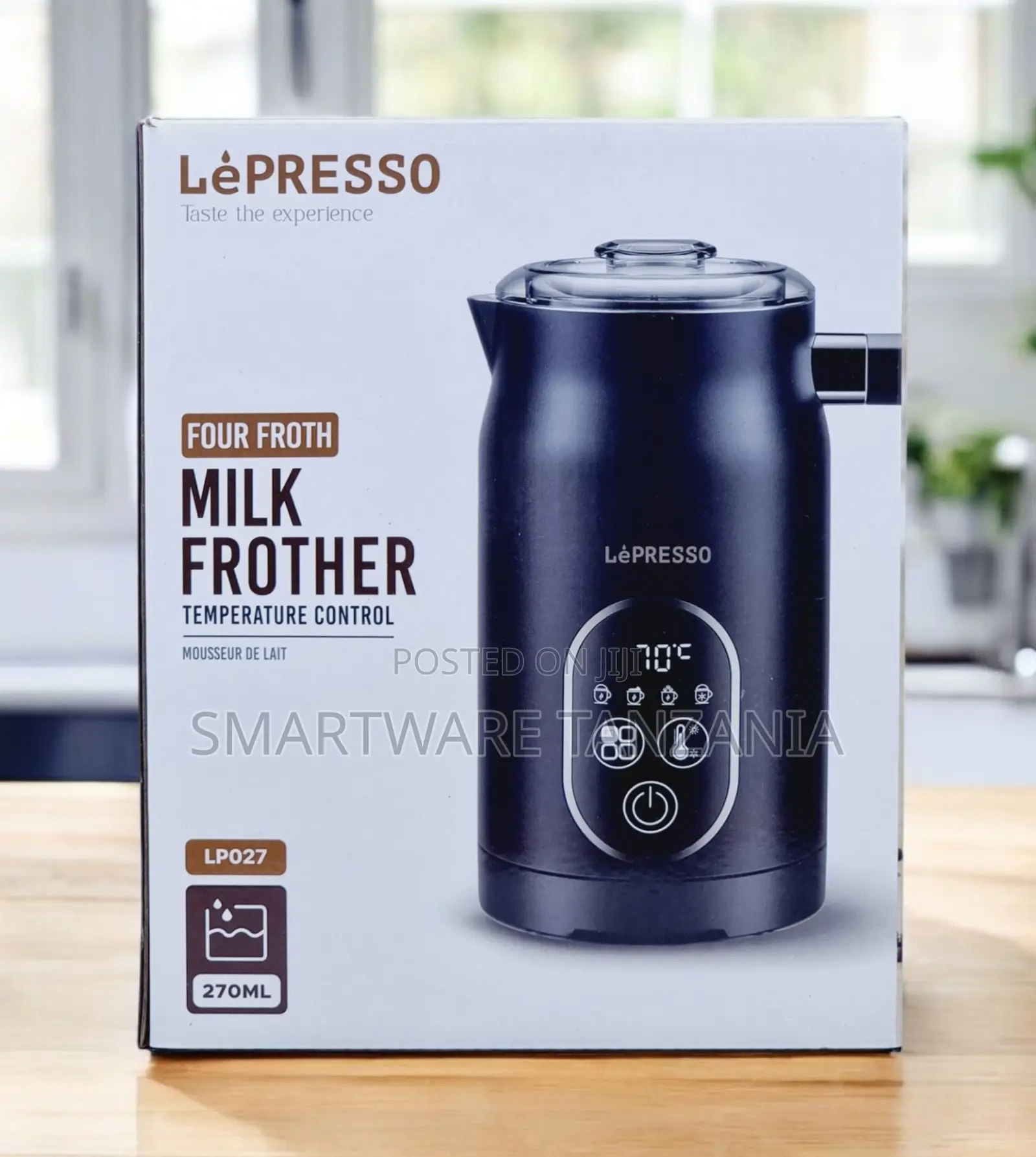 Lepresso Lp027 Four Froth Milk Frother 270ml Temperature